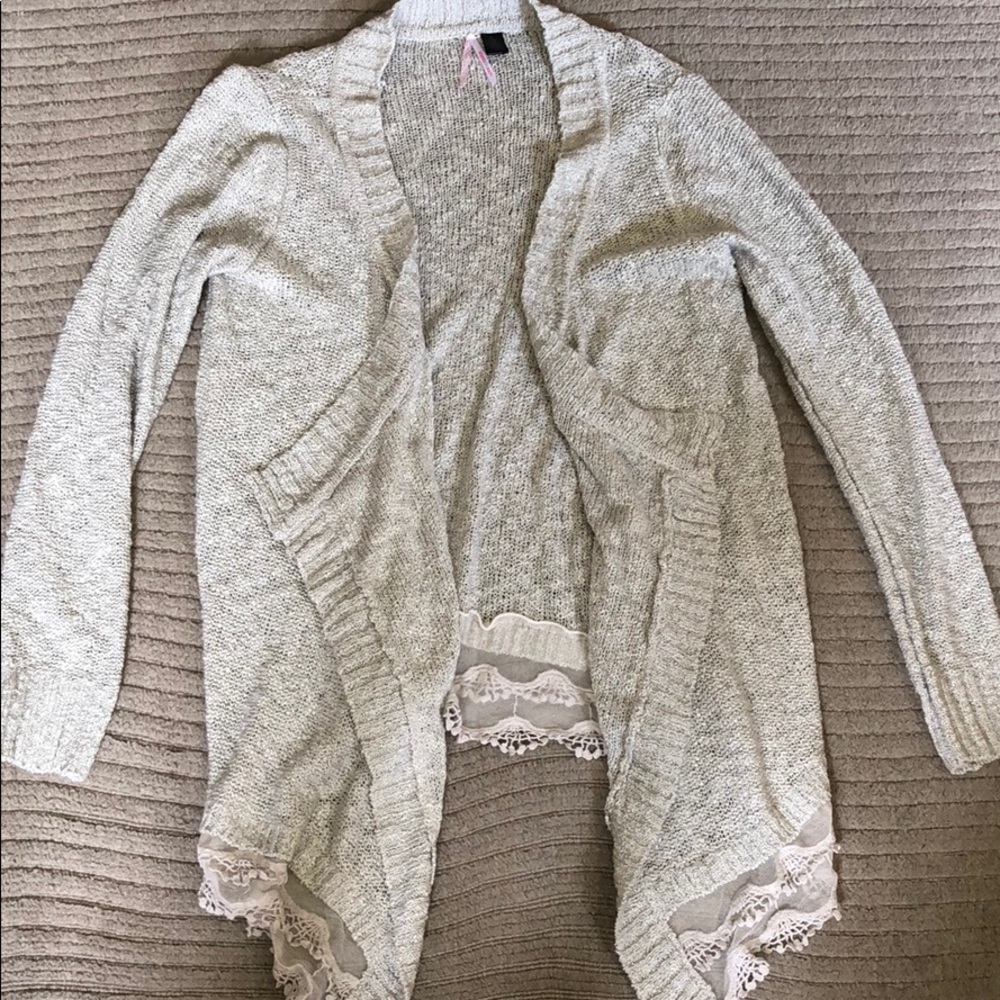 Love By Design Open Front Sweater